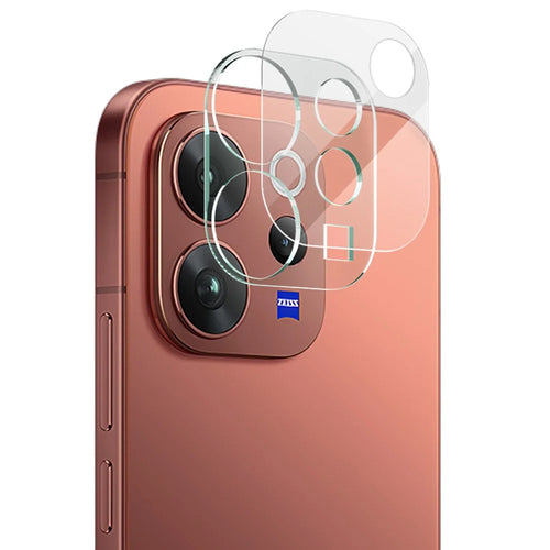 IMAK For vivo V70 5G  /  V70 Elite 5G Tempered Glass Full Cover Camera Lens Protector + Acrylic Lens Cap - Transparent - 1