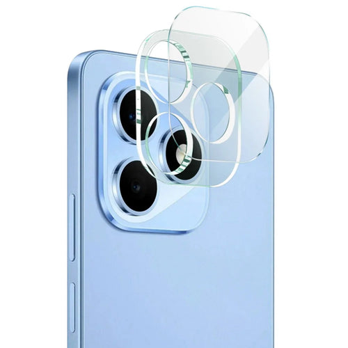 IMAK For Honor X8d 4G Tempered Glass Full Cover Camera Lens Protector + Acrylic Lens Cap - Transparent - 1