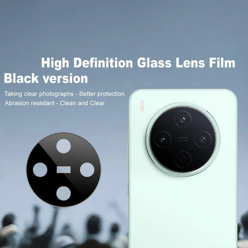 IMAK For vivo Y500 Pro 5G Camera Lens Protector Tempered Glass HD Clear Full Cover Lens Film - Black - 2