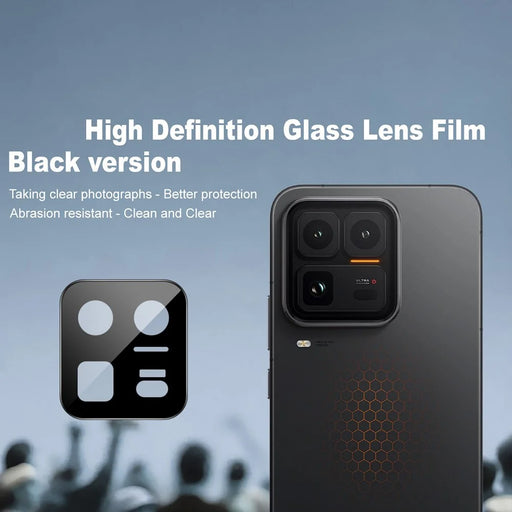 IMAK For vivo iQOO 15 Ultra 5G Camera Lens Protector Tempered Glass HD Clear Full Cover Lens Film - Black - 2