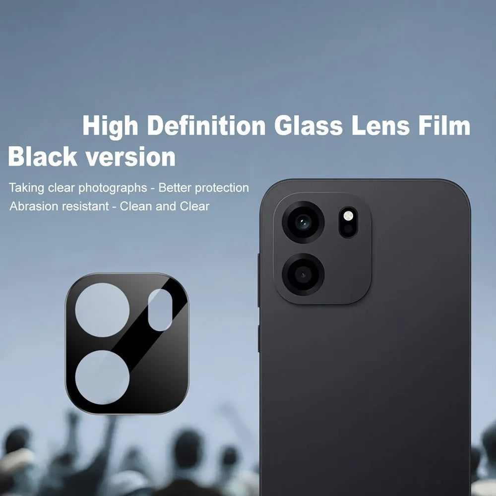 IMAK For OnePlus Turbo 6V 5G Camera Lens Protector Tempered Glass HD Clear Full Cover Lens Film - Black - 2