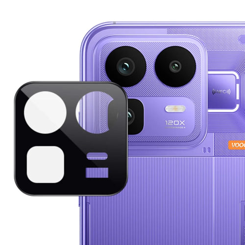 IMAK For Realme Neo8 5G Camera Lens Protector Tempered Glass HD Clear Full Cover Lens Film - Black - 1