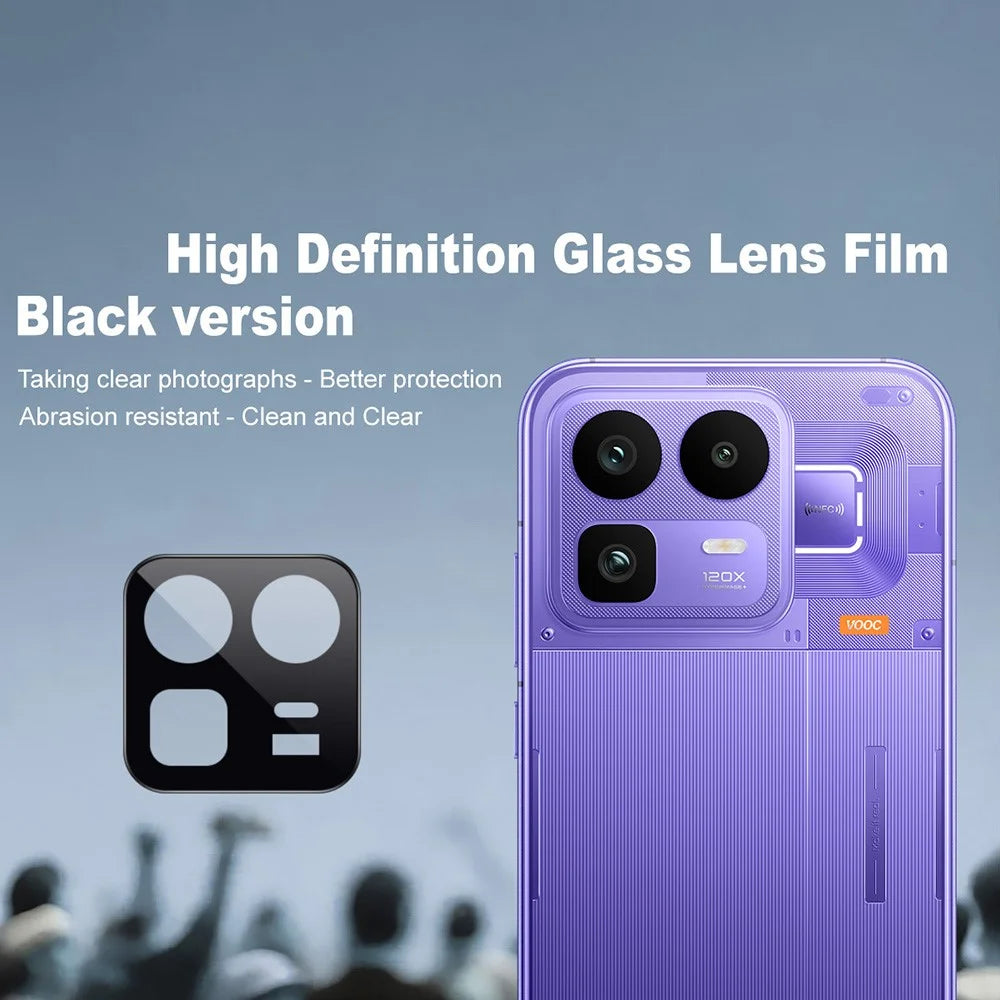 IMAK For Realme Neo8 5G Camera Lens Protector Tempered Glass HD Clear Full Cover Lens Film - Black - 2