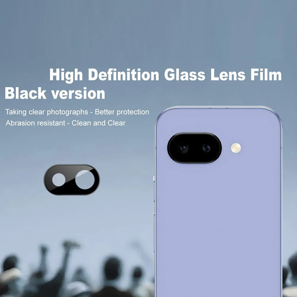 IMAK For Google Pixel 10a Camera Lens Protector Tempered Glass HD Clear Full Cover Lens Film - Black - 2