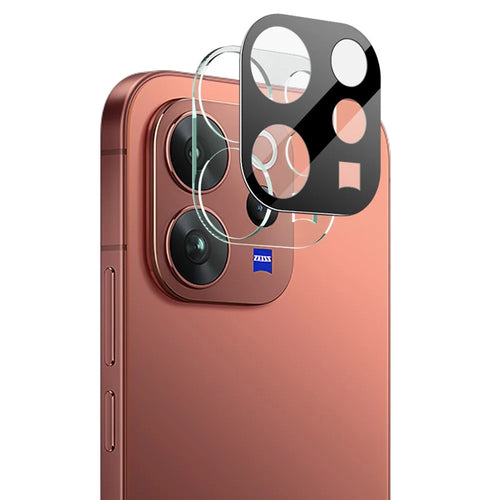 IMAK For vivo V70 5G  /  V70 Elite 5G Tempered Glass Full Cover Lens Film + Acrylic Cap - Black - 1
