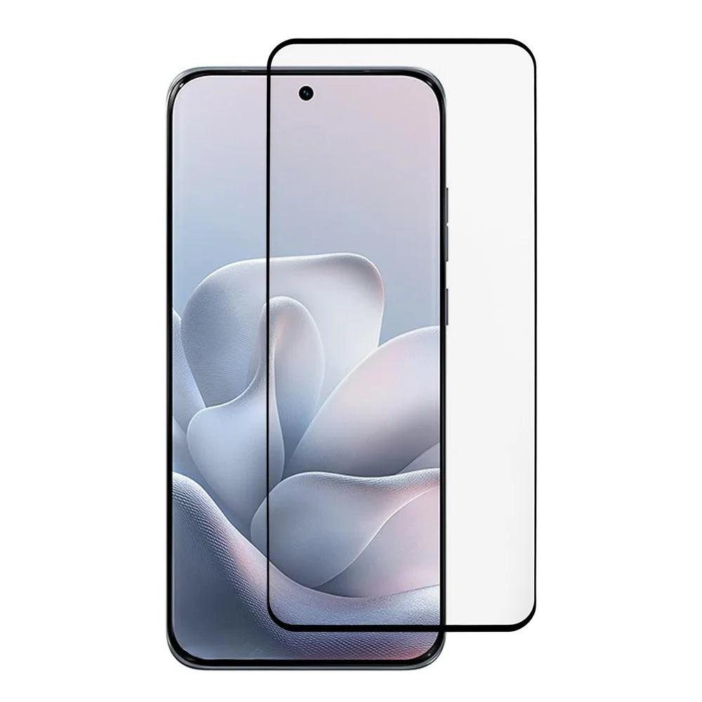 For Motorola Edge 70 Fusion+ 5G / Edge 70 Fusion 5G / Edge 70 Pro 5G / Edge 70 Pro+ 5G Silk Printing Full Screen Protector Side Glue 3D High Aluminum-Silicon Glass Film - Black - 1
