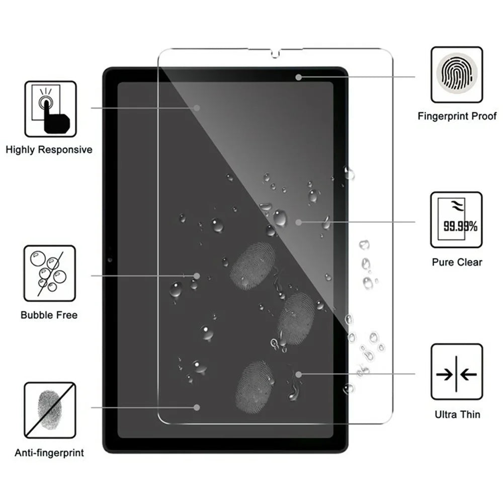 For Huawei MatePad 11.5 (2026) Tempered Glass Screen Protector 2.5D Straight Edge Full Screen Film Full Glue - Transparent - 3