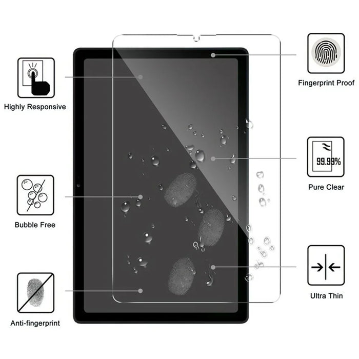 For Honor MagicPad 4 Tempered Glass Screen Protector 2.5D Straight Edge Full Screen Film Full Glue - Transparent - 3
