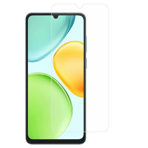 For Honor X6d 5G Screen Protector 2.5D High Aluminium-Silicon Glass Film Electroplated Coating (Not Complete Covering) - Transparent - 1