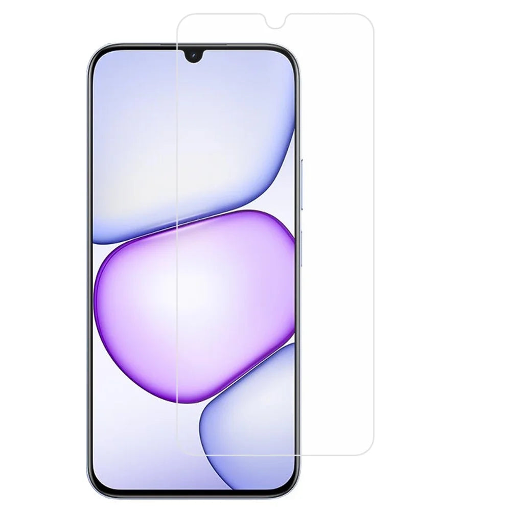 For Realme C83 5G / C100 5G Screen Protector 2.5D High Aluminium-Silicon Glass Film Electroplated Coating (Not Complete Covering) - Transparent - 1