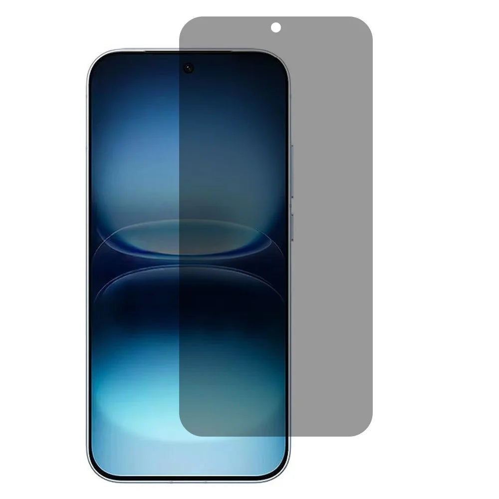 For vivo iQOO 15R 2.5D Arc Edge Anti Spy Full Screen Protector High Aluminium-silicon Glass Film (Fingerprint Unlock) - 1