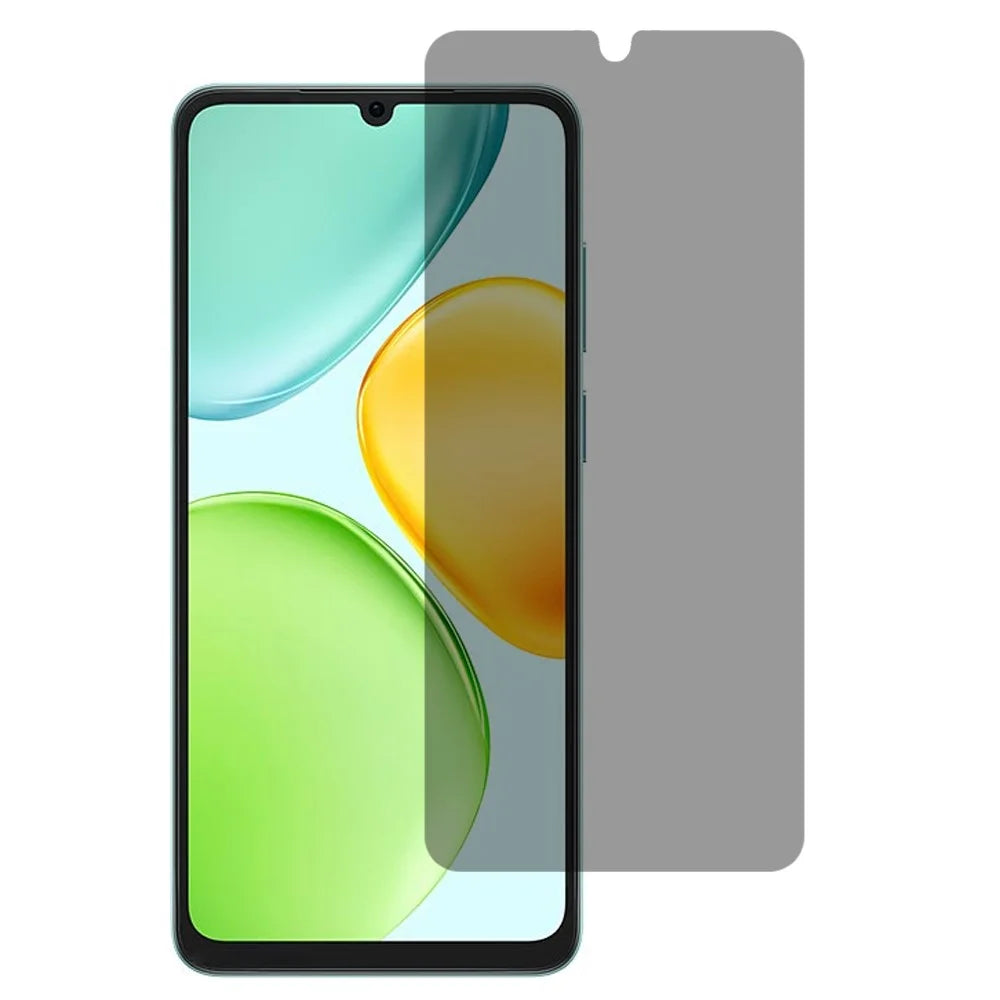 For Honor X6d 5G 2.5D Arc Edge Anti Spy Full Screen Protector Full Glue High Aluminium-silicon Glass Film - Black - 1