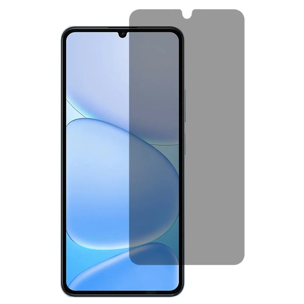 For Realme Note 80 4G 2.5D Arc Edge Anti Spy Full Screen Protector Full Glue High Aluminium-silicon Glass Film - Black - 1