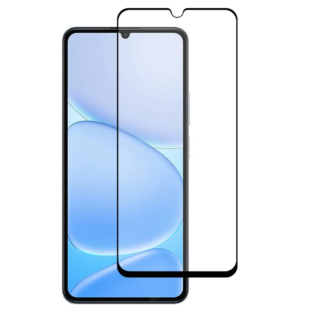 For Realme Note 80 4G Full Screen Protector Silk Printing Full Glue HD Clear Screen Film - Black - 1