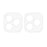 2Pcs For Honor X8d 4G Full Coverage Camera Lens Protector 3D Arc Edge Anti-Scratch Tempered Glass Lens Film - Transparent - 2