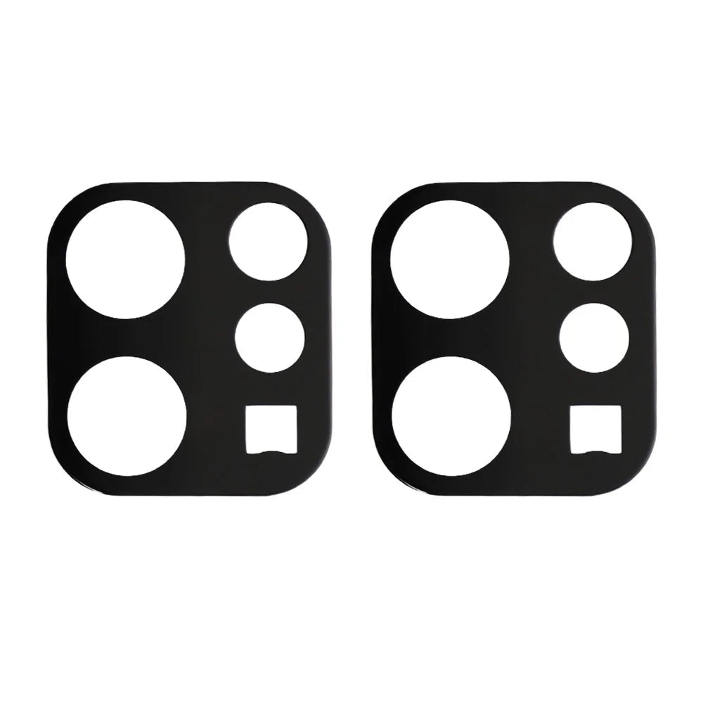 2Pcs For vivo V70 5G Full Coverage Camera Lens Protector Silk Printing Tempered Glass Lens Film 3D Arc Edge - Black - 2