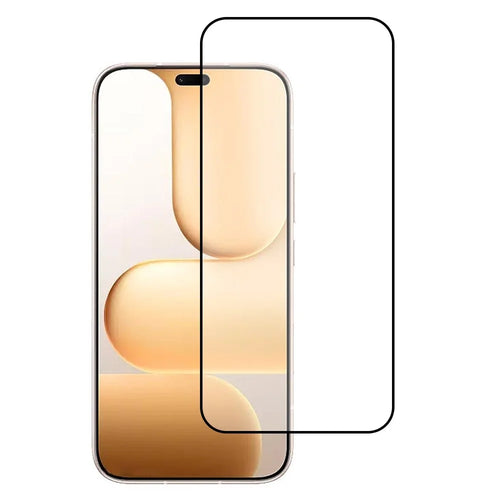 For Honor 600 Lite 5G Screen Protector Silk Printing Full Glue Full Coverage Tempered Glass Screen Film - 1