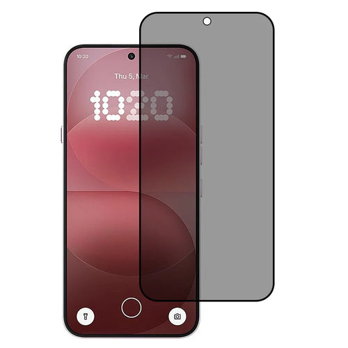 For Nothing Phone (4a) Pro Anti-Peep Tempered Glass Full Covering Silk Printing Screen Protector - 1