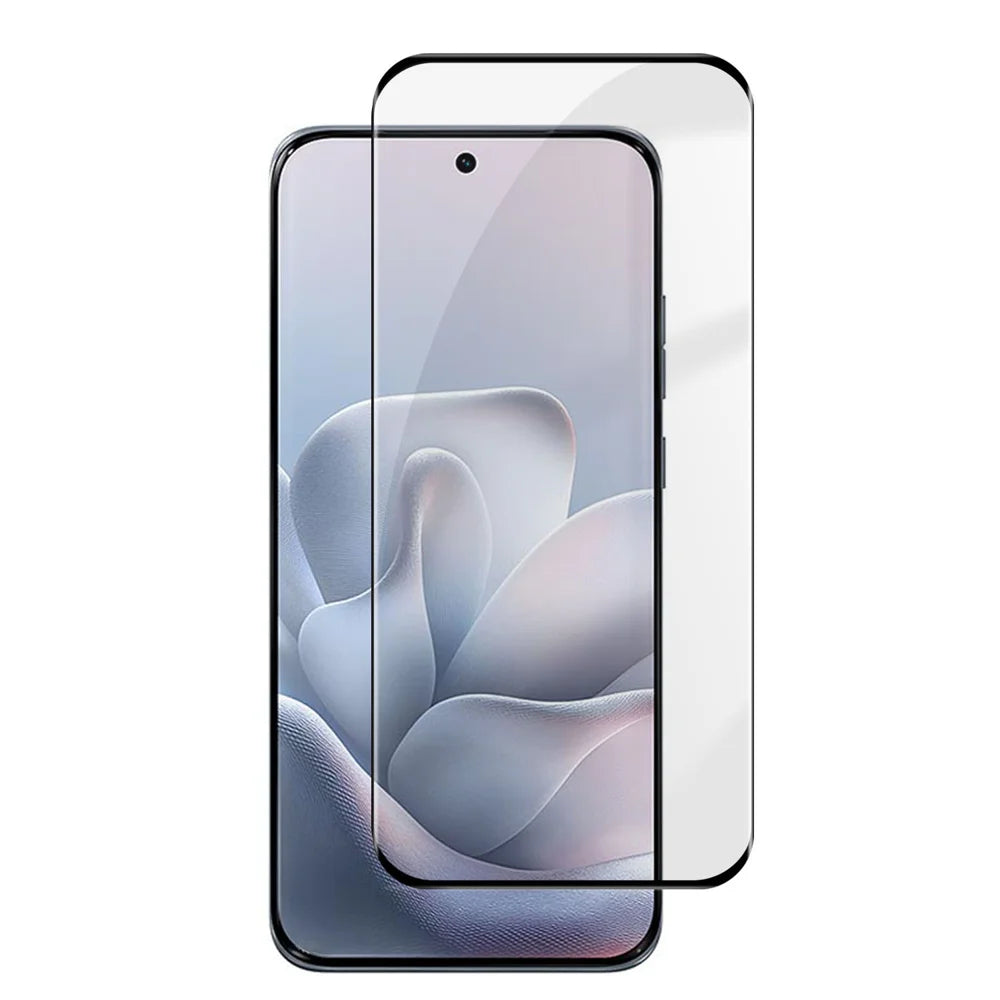 For Motorola Edge 70 Fusion+ 5G / Edge 70 Fusion 5G HD Full Screen Protector Silk Printing Black Edge High Aluminium-silicon Glass Film - As Shown - 1