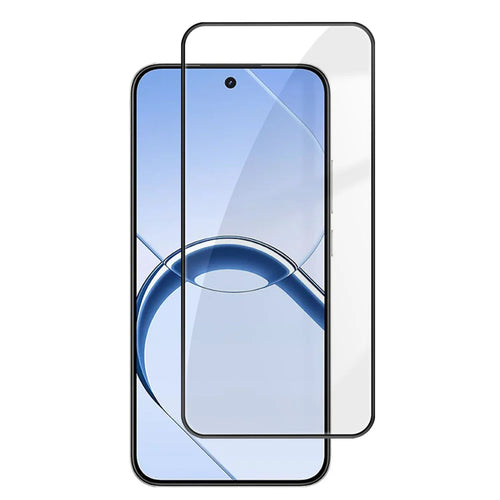 For Realme 16 5G HD Full Screen Protector Silk Printing Black Edge High Aluminium-silicon Glass Film - As Shown - 1