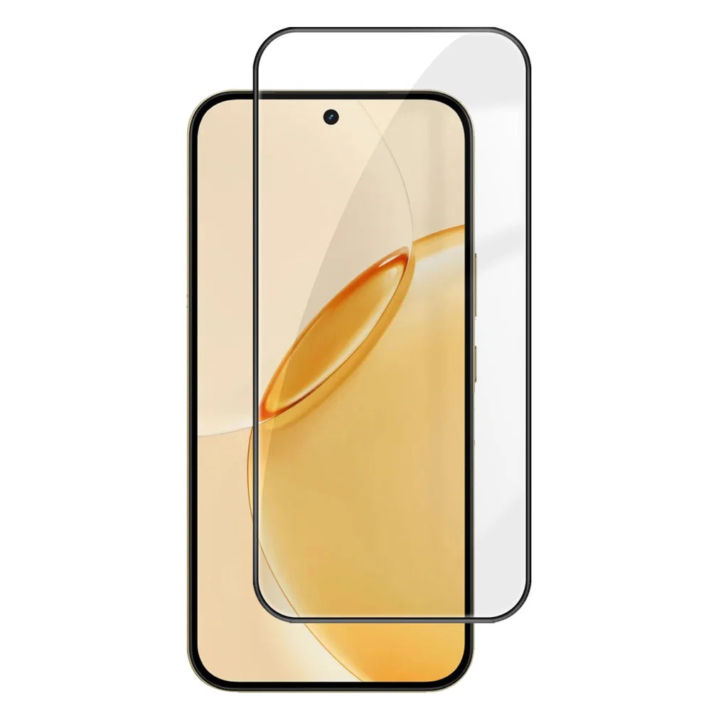 For Realme 16 Pro 5G HD Full Screen Protector Silk Printing Black Edge High Aluminium-silicon Glass Film - As Shown - 1