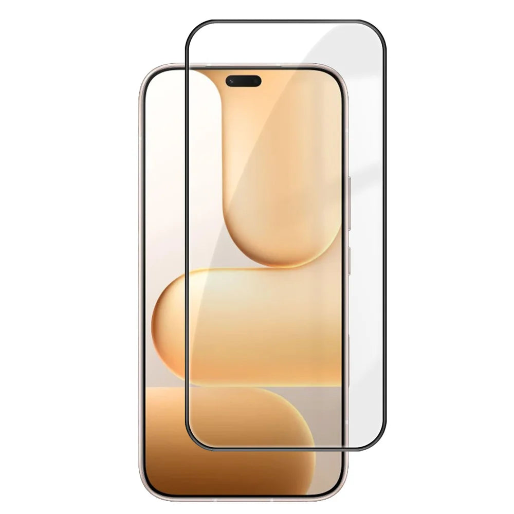 For Honor 600 Lite 5G HD Full Screen Protector Silk Printing Black Edge High Aluminium-silicon Glass Film - As Shown - 1