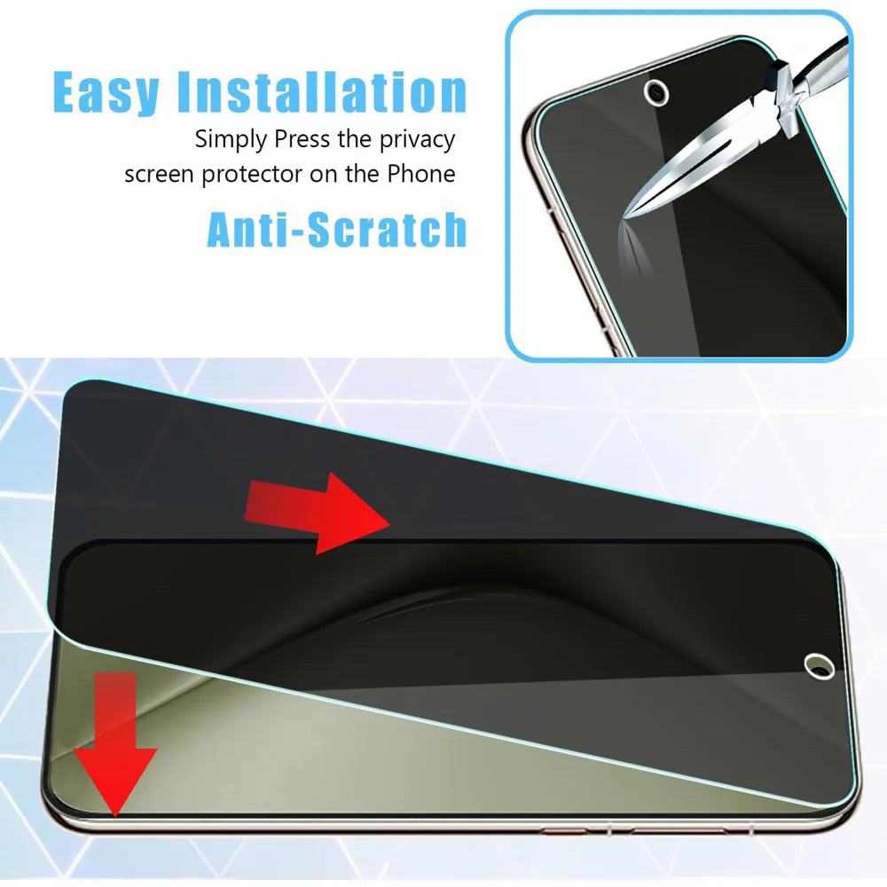 For Huawei nova 15 5G Anti Spy Privacy Full Screen Protector Black Edge High Aluminium-silicon Glass Film - As Shown - 4