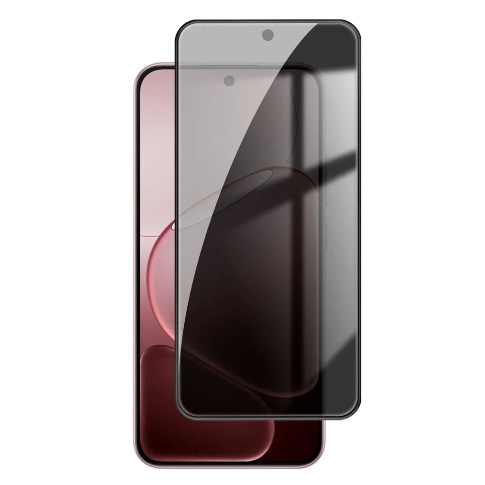 For Oppo A6 5G Anti Spy Privacy Full Screen Protector Black Edge High Aluminium-silicon Glass Film - As Shown - 1