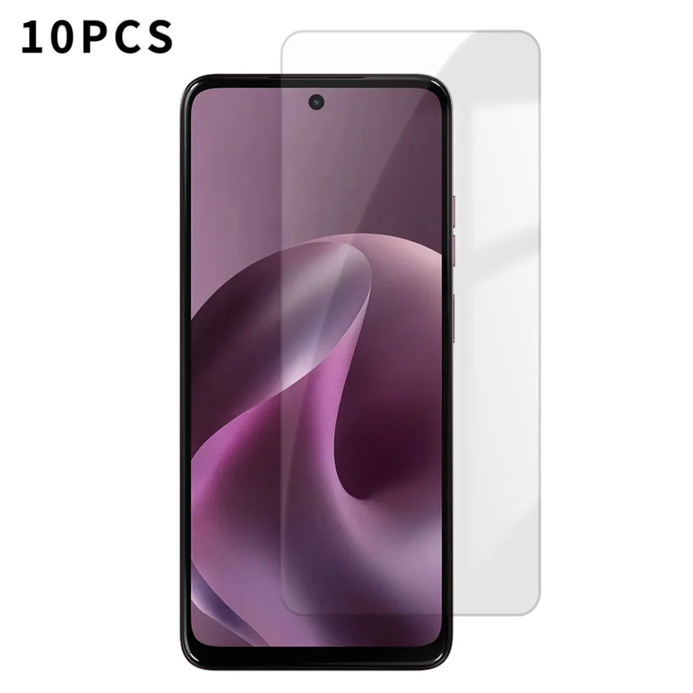 For Motorola Moto G17 Power 4G / G17 4G / G15 4G / G15 Power 4G 10Pcs HD Screen Protector High Aluminium-silicon Anti-fingerprint Tempered Glass Film (Not Complete Covering) - As Shown - 1