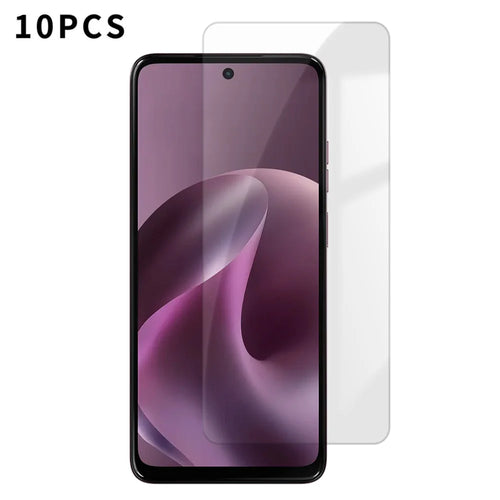 For Motorola Moto G17 Power 4G / G17 4G / G15 4G / G15 Power 4G 10Pcs HD Screen Protector High Aluminium-silicon Anti-fingerprint Tempered Glass Film (Not Complete Covering) - As Shown - 1