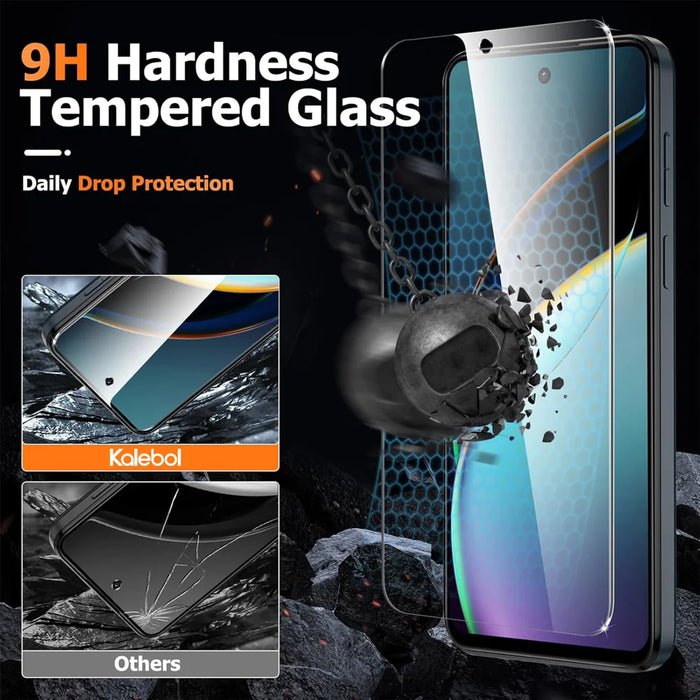 10Pcs HD Screen Protector For Motorola Moto G87 5G / G77 5G / G67 5G High Aluminium-silicon Anti-fingerprint Tempered Glass Film (Not Complete Covering) - As Shown - 5