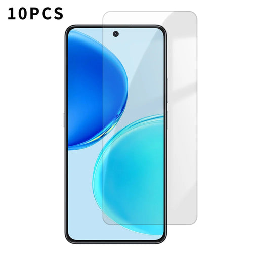 For Honor X8d 4G 10Pcs HD Screen Protector High Aluminium-silicon Anti-fingerprint Tempered Glass Film (Not Complete Covering) - As Shown - 1