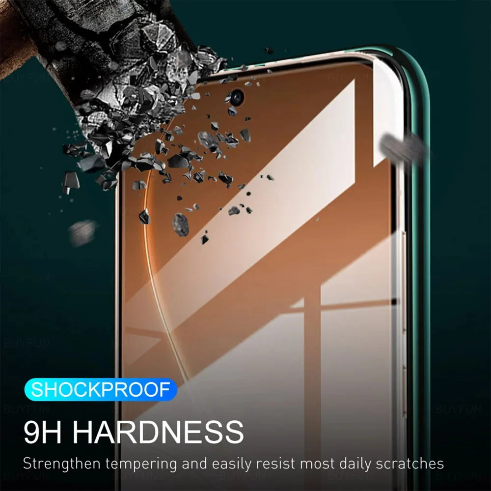 For Oppo A6 Pro 5G 10Pcs HD Screen Protector High Aluminium-silicon Anti-fingerprint Tempered Glass Film (Not Complete Covering) - As Shown - 3