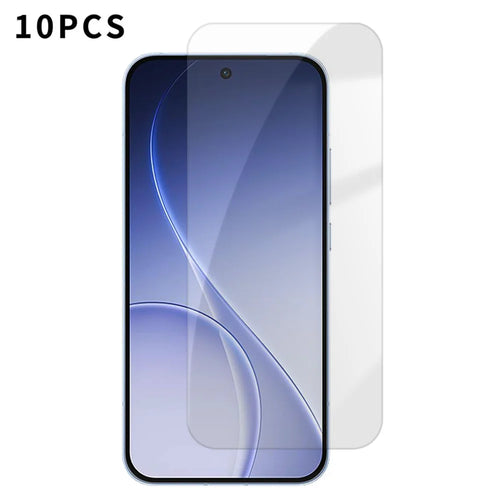 For Oppo Reno15 Pro 5G (Global) 10Pcs HD Screen Protector High Aluminium-silicon Anti-fingerprint Tempered Glass Film (Not Complete Covering) - As Shown - 1