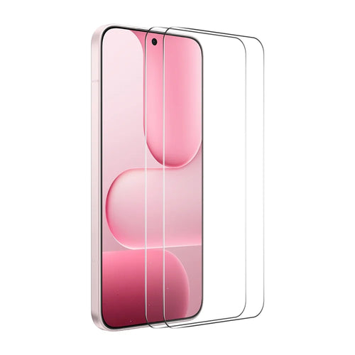 ENKAY HAT PRINCE For Honor 600 Lite 5G 2Pcs Screen Protector 9H Clear Full Glue High Aluminum-Silicon Glass Film (NOT Complete Covering) - Transparent - 1