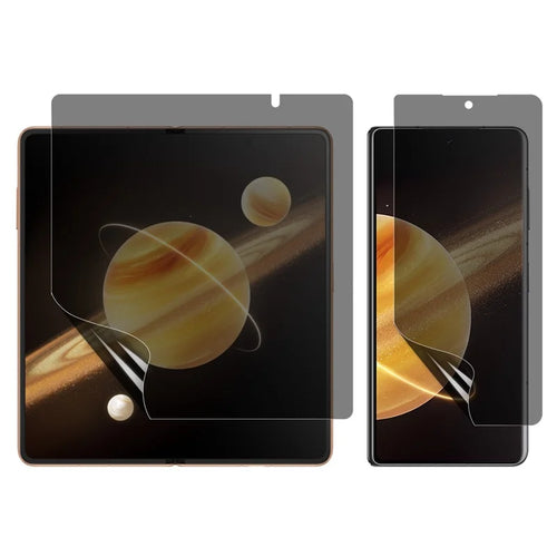 For Oppo Find N5 5G / Oppo Find N6 5G Screen Protector Anti-Spy TPU Matte Full Screen Protective Hydrogel Film - Black - 1