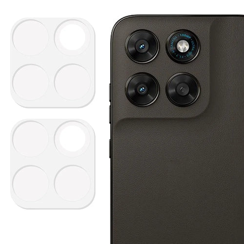 2Pcs For Motorola Moto G77 5G / Moto G67 5G Full Coverage Camera Lens Protector 3D Arc Edge Anti-Scratch Tempered Glass Lens Film - Transparent - 1