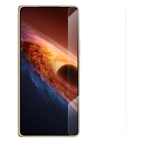 RURIHAI For Honor Magic V6 5G Screen Protector Electroplating Anti-Fingerprint Coating High Aluminium-silicon Glass Film - Transparent - 1