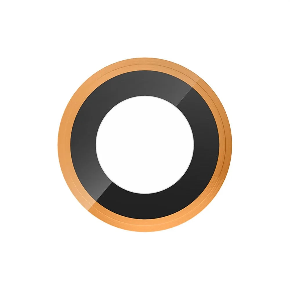 RURIHAI For Samsung Galaxy S26  /  S26+ Camera Lens Protector Tempered Glass Metal Ring Lens Film - Orange - 4