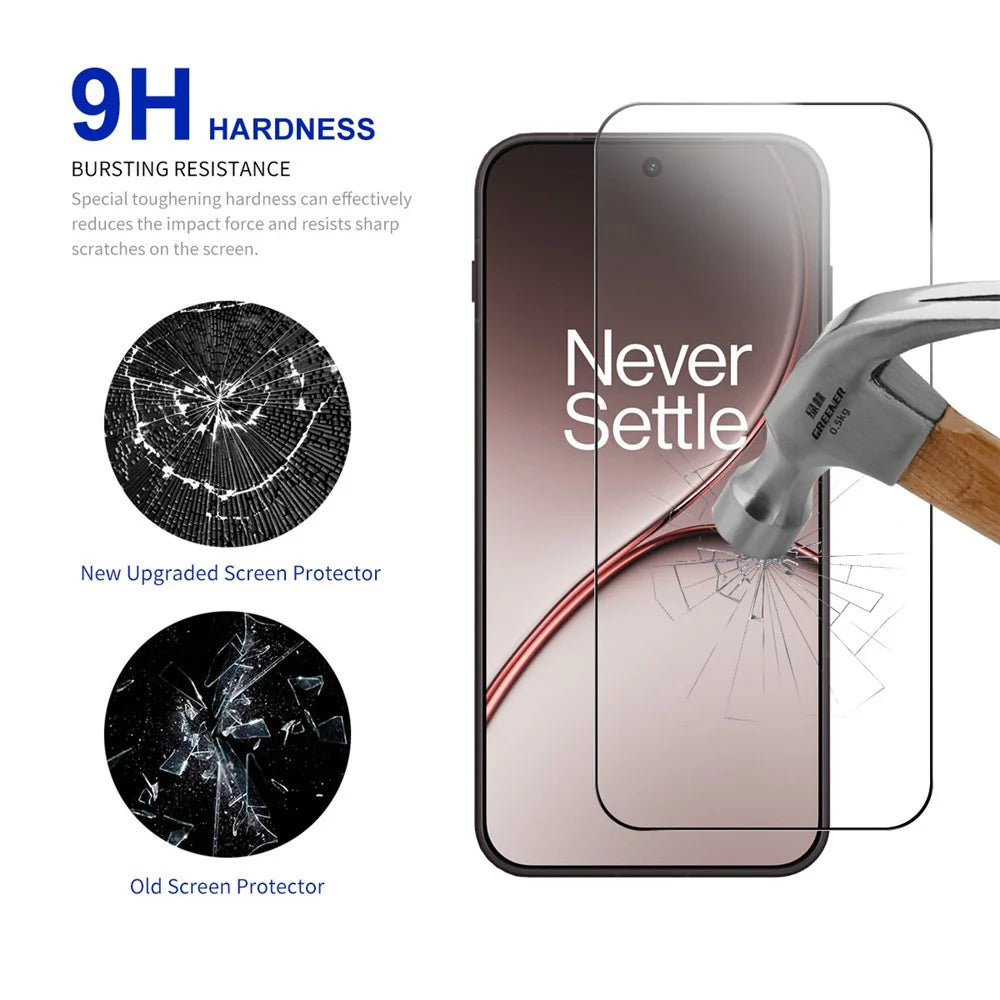 RURIHAI 10Pcs For OnePlus 15T 5G Full Glue Screen Protector High Aluminium Silicon Glass Film, Ultrasonic Fingerprint Unlock - 3