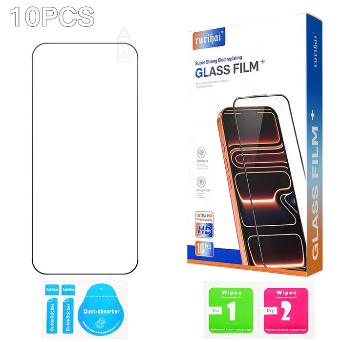 RURIHAI 10Pcs For Nothing Phone (4a) High Aluminium-Silicon Glass Film 0.26mm 2.5D Full Screen Protector - 7
