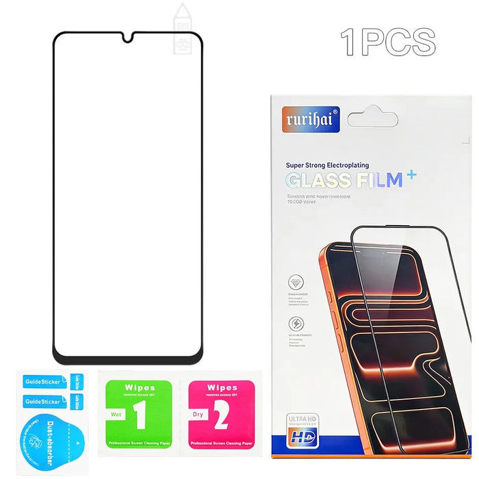 RURIHAI For Honor X6d 5G Screen Protector High Aluminum-Silicon Glass Phone Screen Film - 7