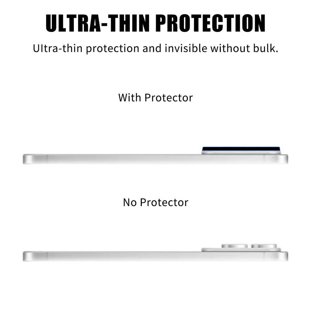 For Samsung Galaxy S25 Edge Full Cover Camera Lens Protector Silk Print HD Anti Fingerprint AR Tempered Glass Lens Film - Black - 3