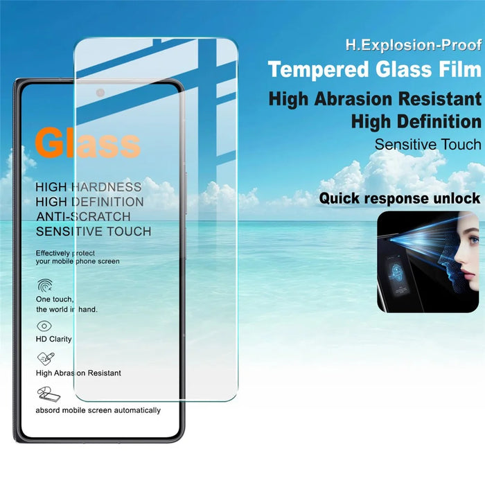 IMAK H Series For Honor Magic V6 5G Tempered Glass Screen Protector Shatter-Proof Protection (Not Complete Coverage) - Transparent - 2
