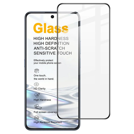 IMAK Pro+ Series For Honor X8d 4G Screen Protector Full Coverage Tempered Glass Film (Fingerprint Unlock) - Transparent - 1