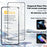 IMAK Pro+ Series For Honor X8d 4G Screen Protector Full Coverage Tempered Glass Film (Fingerprint Unlock) - Transparent - 2