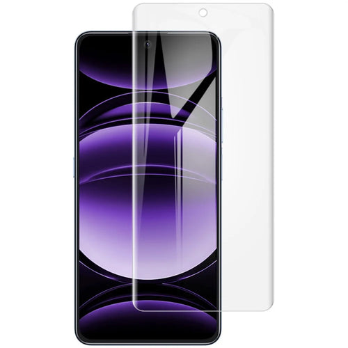 IMAK Hydrogel Film 4th For Honor X8d 4G Full Screen Protector Ultra Clear Full Glue Soft TPU Film (Fingerprint Unlock) - Transparent - 1