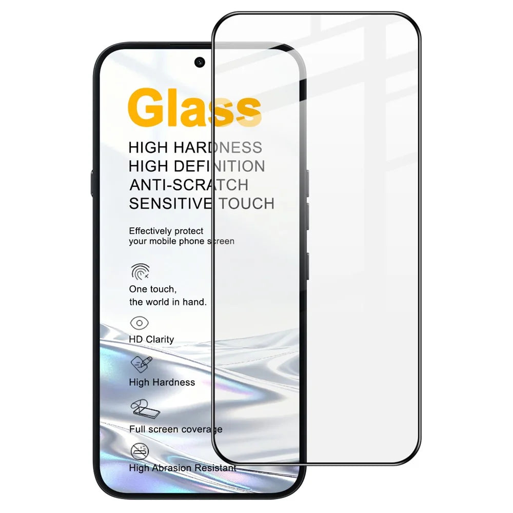IMAK Pro+ Series For Nothing Phone (4a) Pro Screen Protector Full Coverage Tempered Glass Film (Fingerprint Unlock) - Transparent - 1