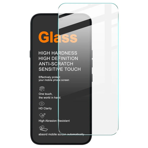 IMAK H Series For Nothing Phone (4a) Pro Screen Protector Tempered Glass Film (Not Complete Coverage) (Fingerprint Unlock) - Transparent - 1