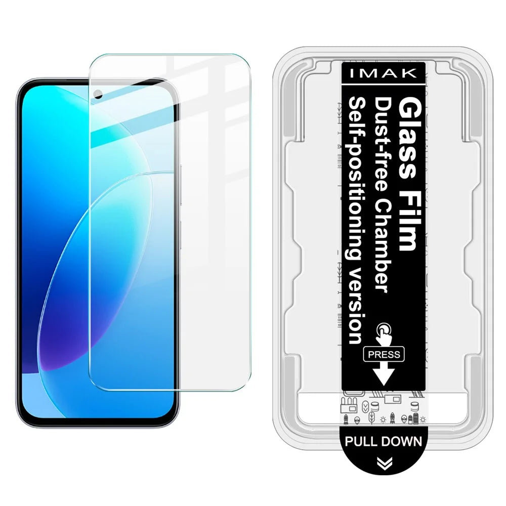 IMAK H Series For vivo Y500i 5G / T5x 5G / Y51 Pro 5G / Oppo K14x 5G / K14 5G / A6 4G / A6s 4G / A6t 4G / A6t Pro 4G / A6x 5G / A6x 4G Tempered Glass Screen Protector Film with Dust-free Installation Tool - Transparent - 1